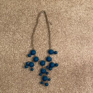 Elegant Blue Beaded Necklace